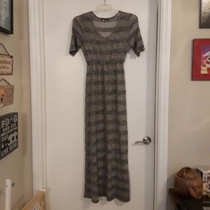 Espresso maxi dress